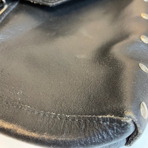 Vintage Studded Leather Bag - Made in Italy - Picture 10 of 12
